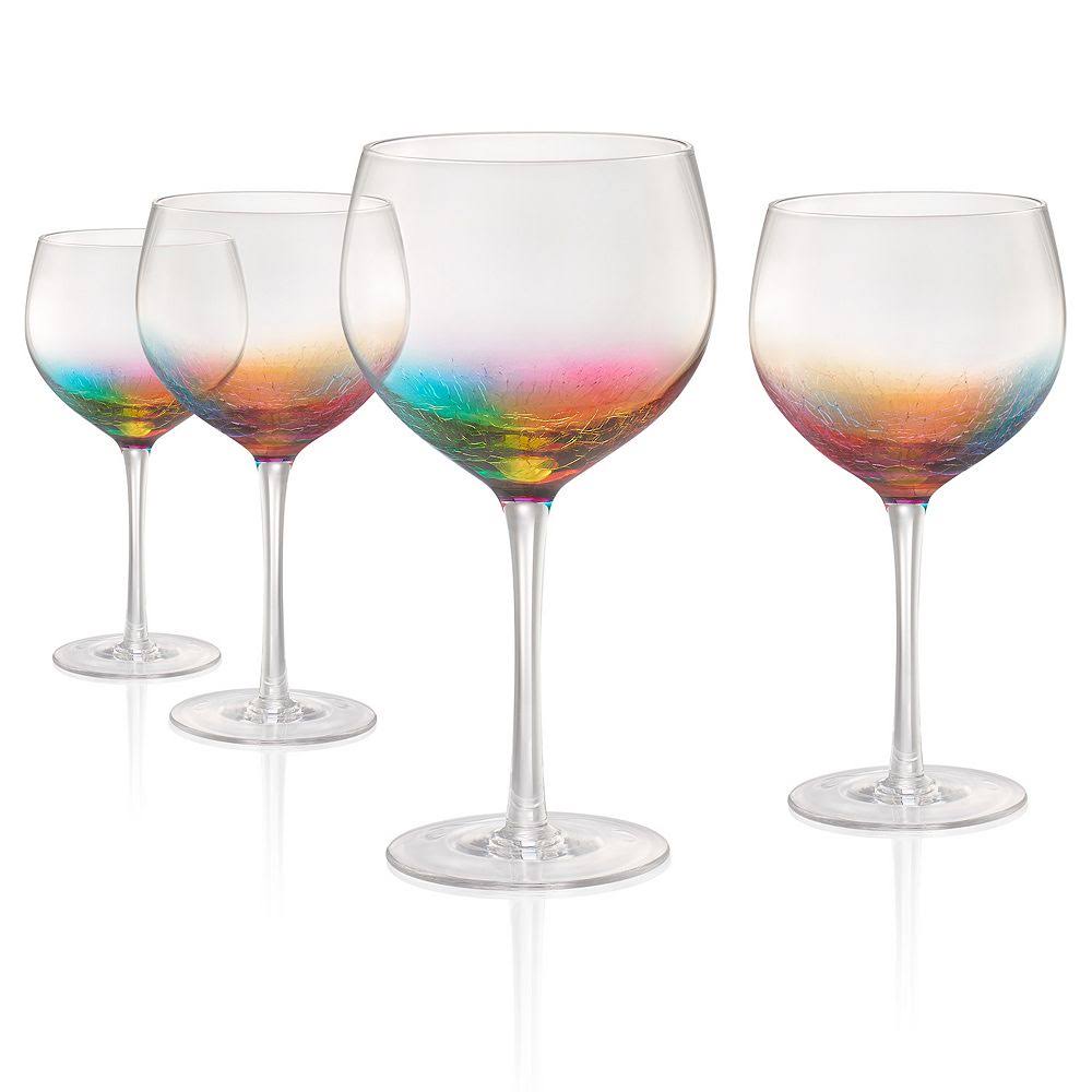 4-pc. Neon Gin Glass Set T7841