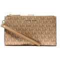 Camel Double Zip Wristlet U380462