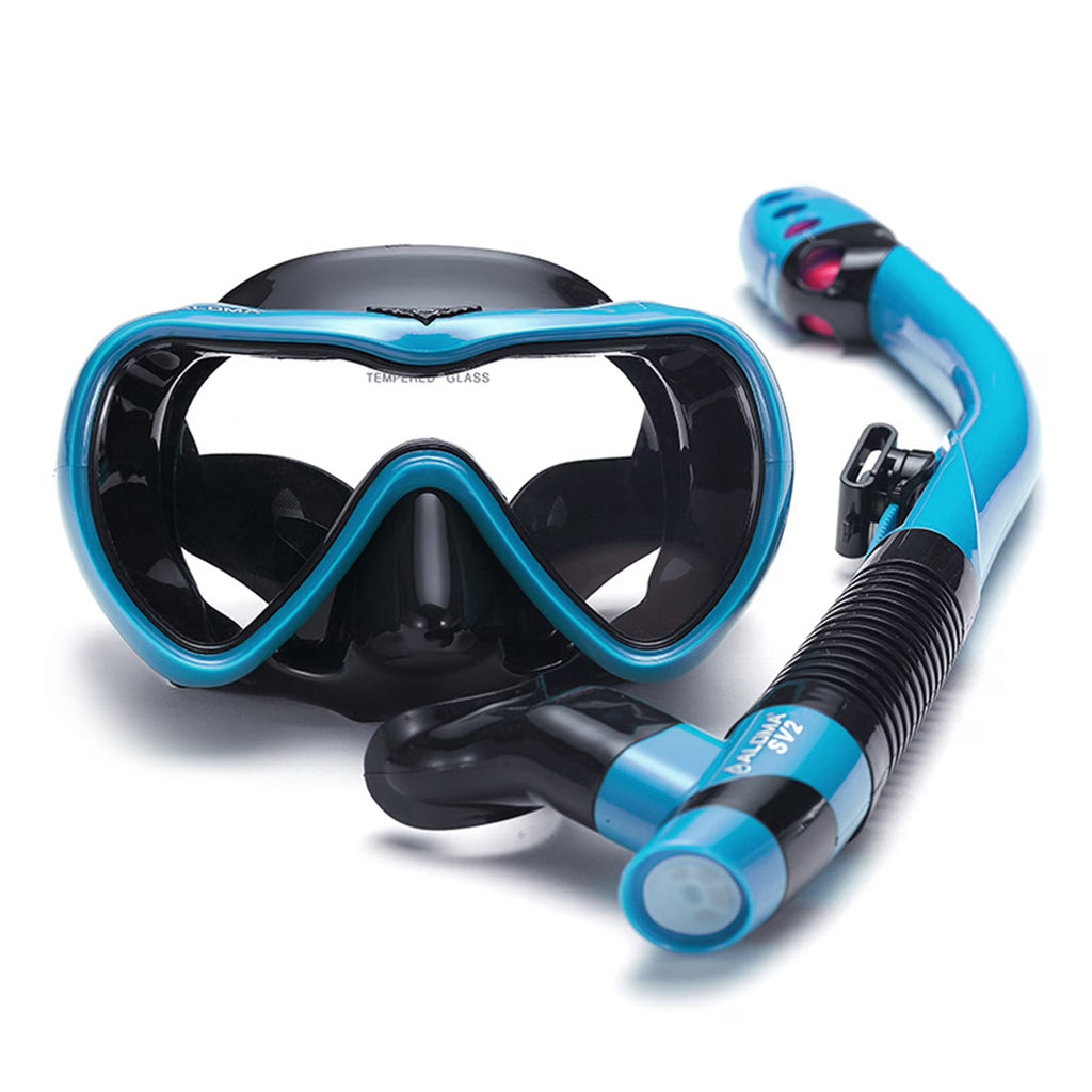 Dry Snorkel Set with Anti-Fog Diving Mask W2887