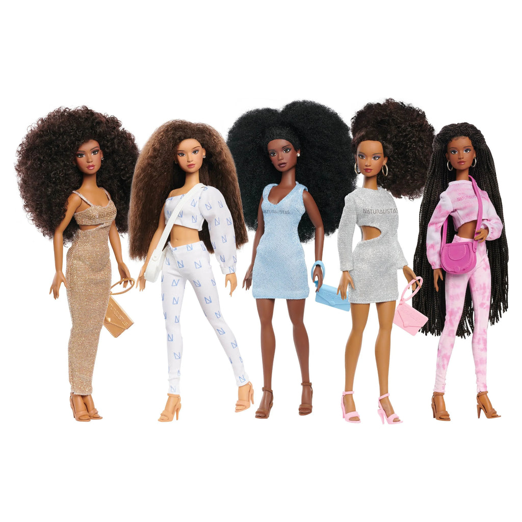 11.5-inch Fashion Doll with 4B Textured Hair, Medium Brown Skin Tone V630463