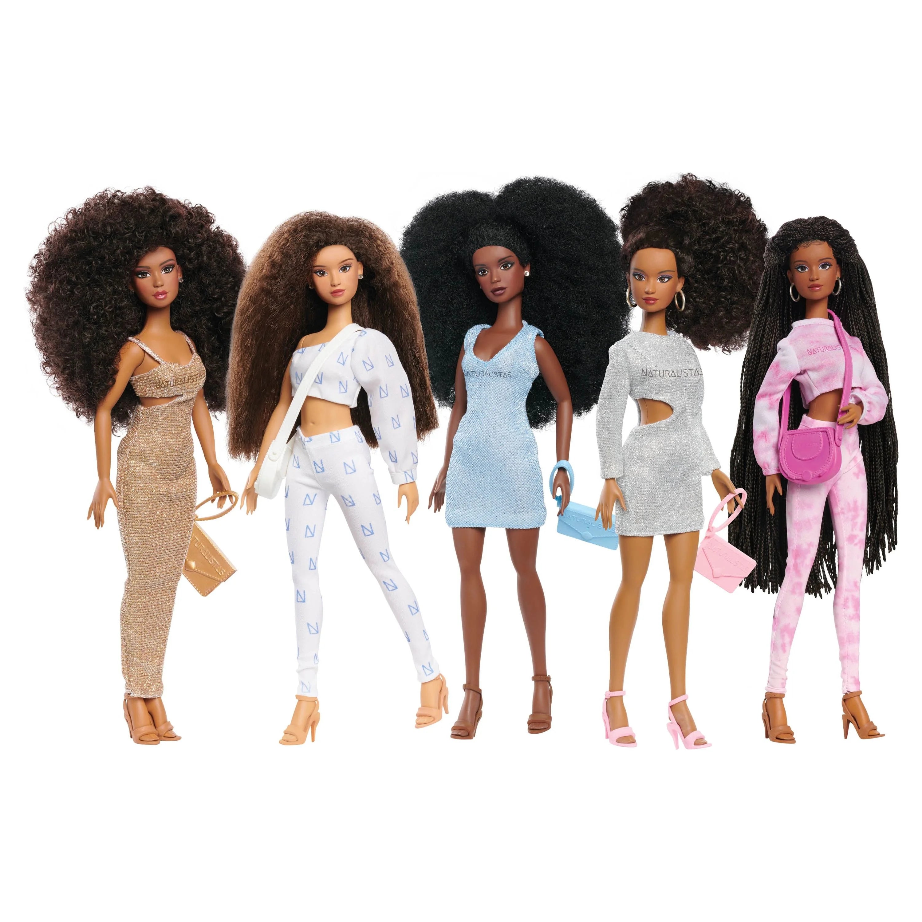 11.5-inch Fashion Doll with 4B Textured Hair, Medium Brown Skin Tone V630463