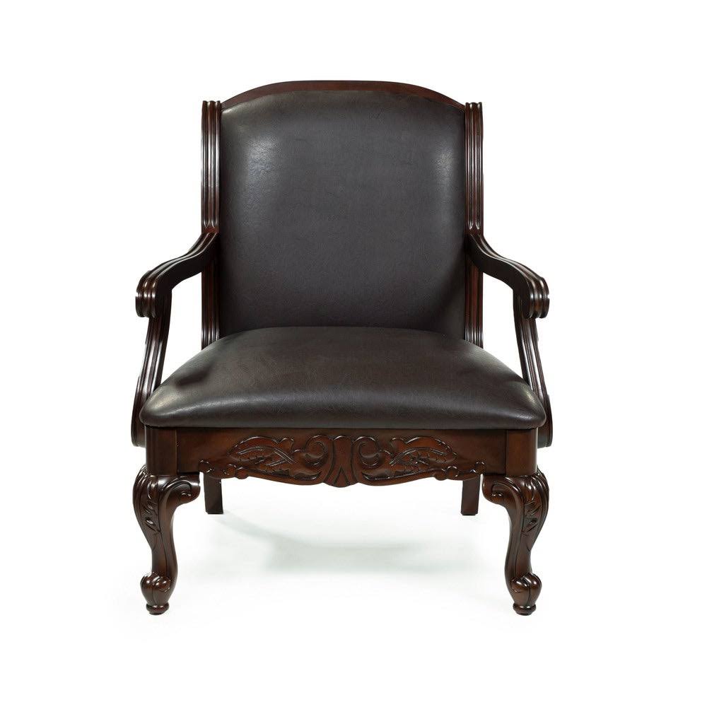 Dark Cherry Accent Chair A1267