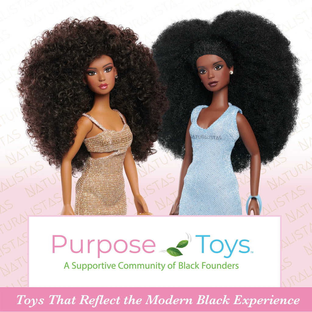 11.5-inch Fashion Doll with 4B Textured Hair, Medium Brown Skin Tone V630463