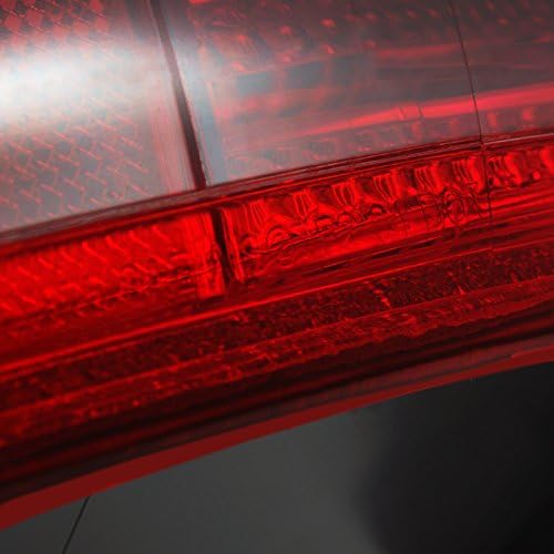 Red Clear Rear Tail Lights Pair M24638