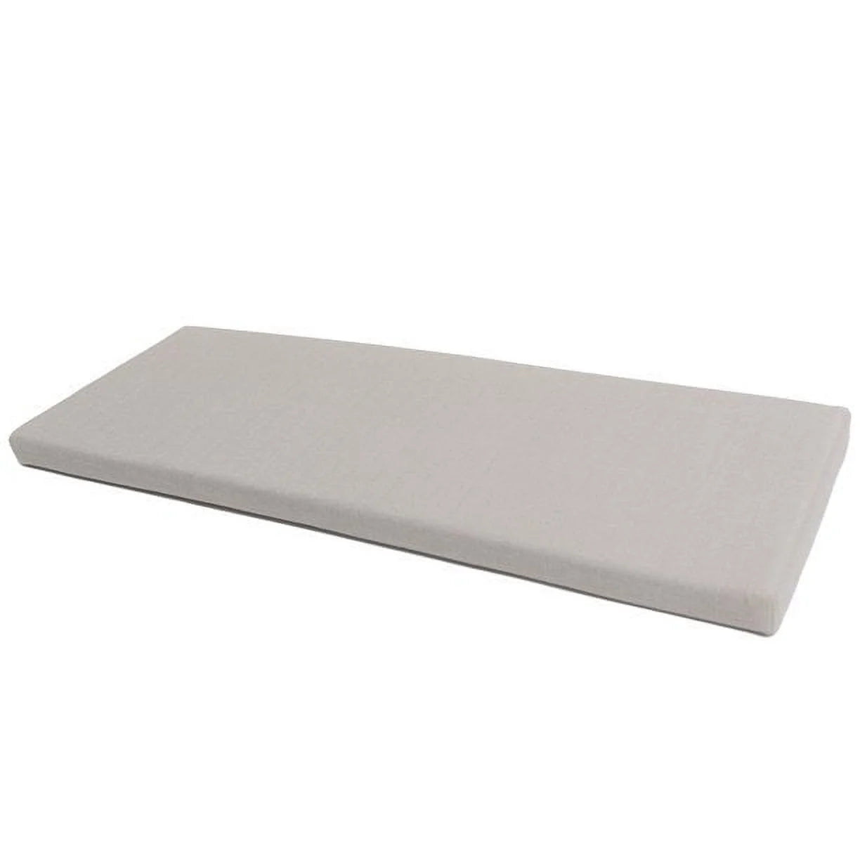 Beige 2 Inch Thickened Foam Bench Cushion with 2 Ties P316114