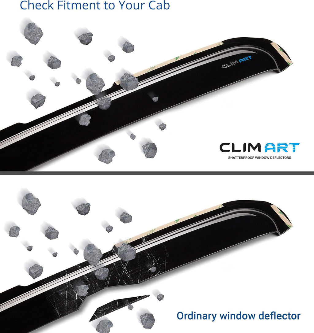 Dark Smoke 4 pcs In-Channel Window Deflectors C581621