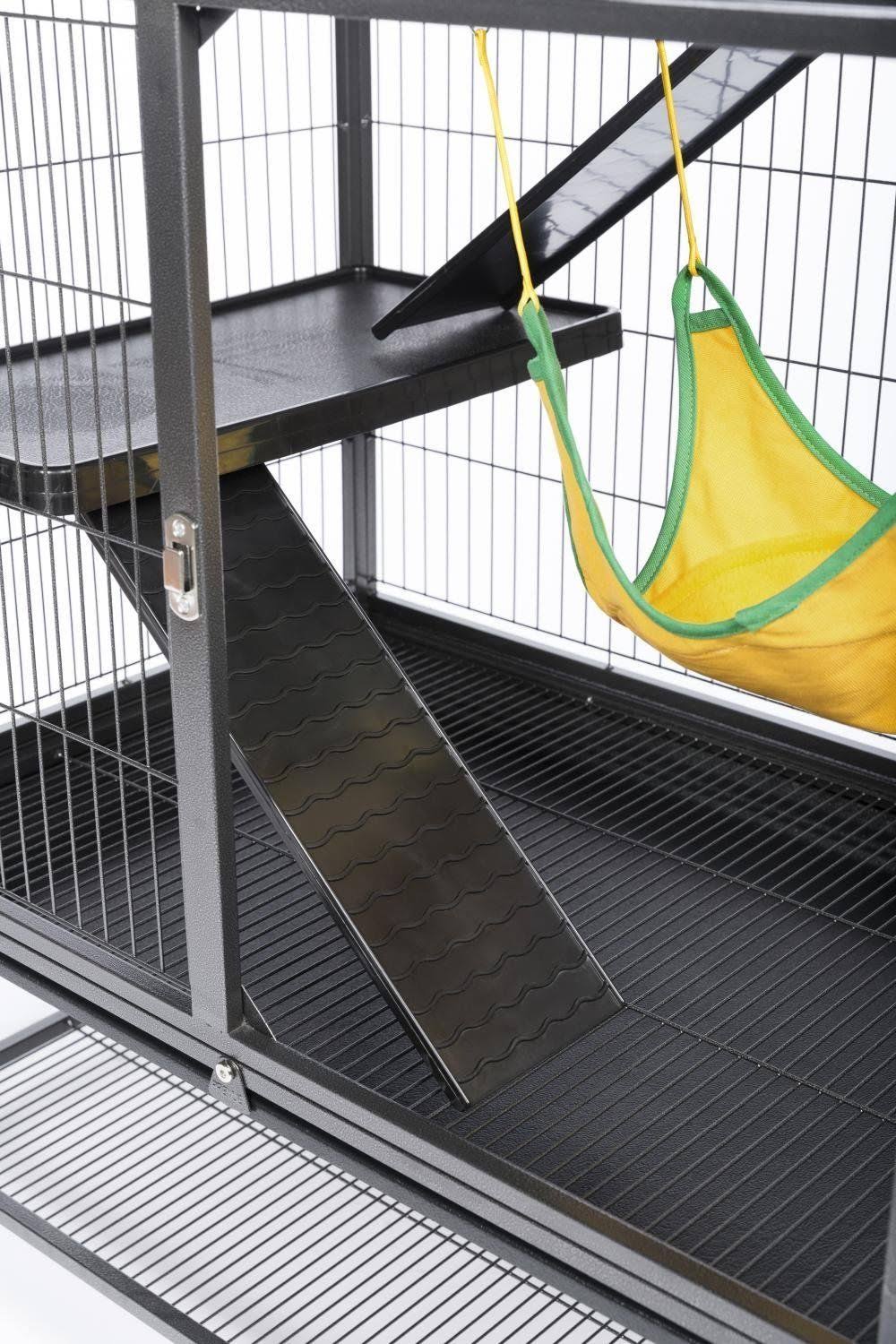 Black Feisty Ferret Cage A106