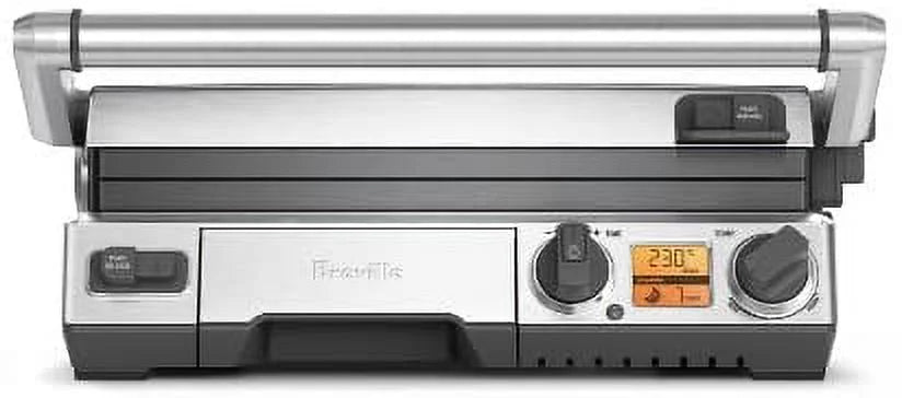 Brushed Stainless Steel Electric Countertop Grill F353724
