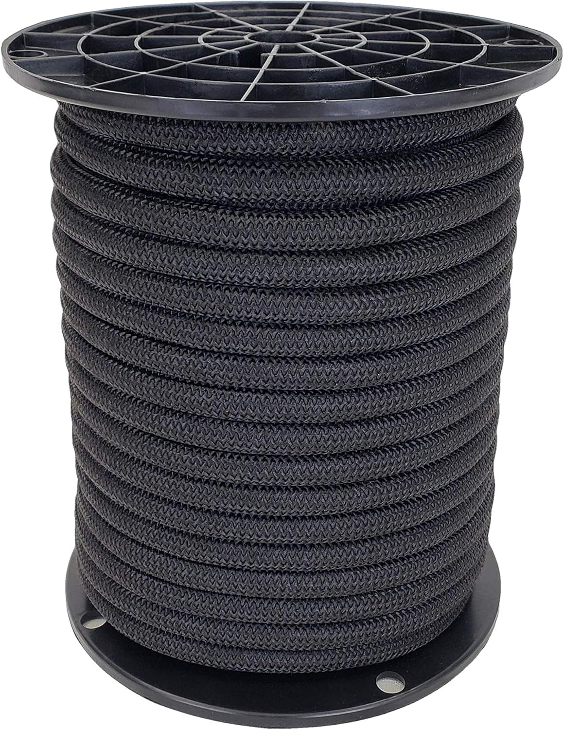3/8 inch Black Polyester Bungee Cord 100 Foot Spool Pack of 2 F150