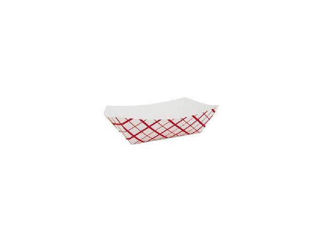 Red/White Checkerboard Paper Food Baskets, 250/Carton Z6983