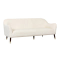Cream Velvet Sofa Q636