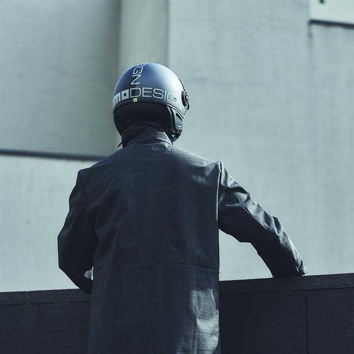 Black-Grey Jet Helmet Size L W184