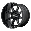 Gloss Black Milled 17x9 Wheel M305157