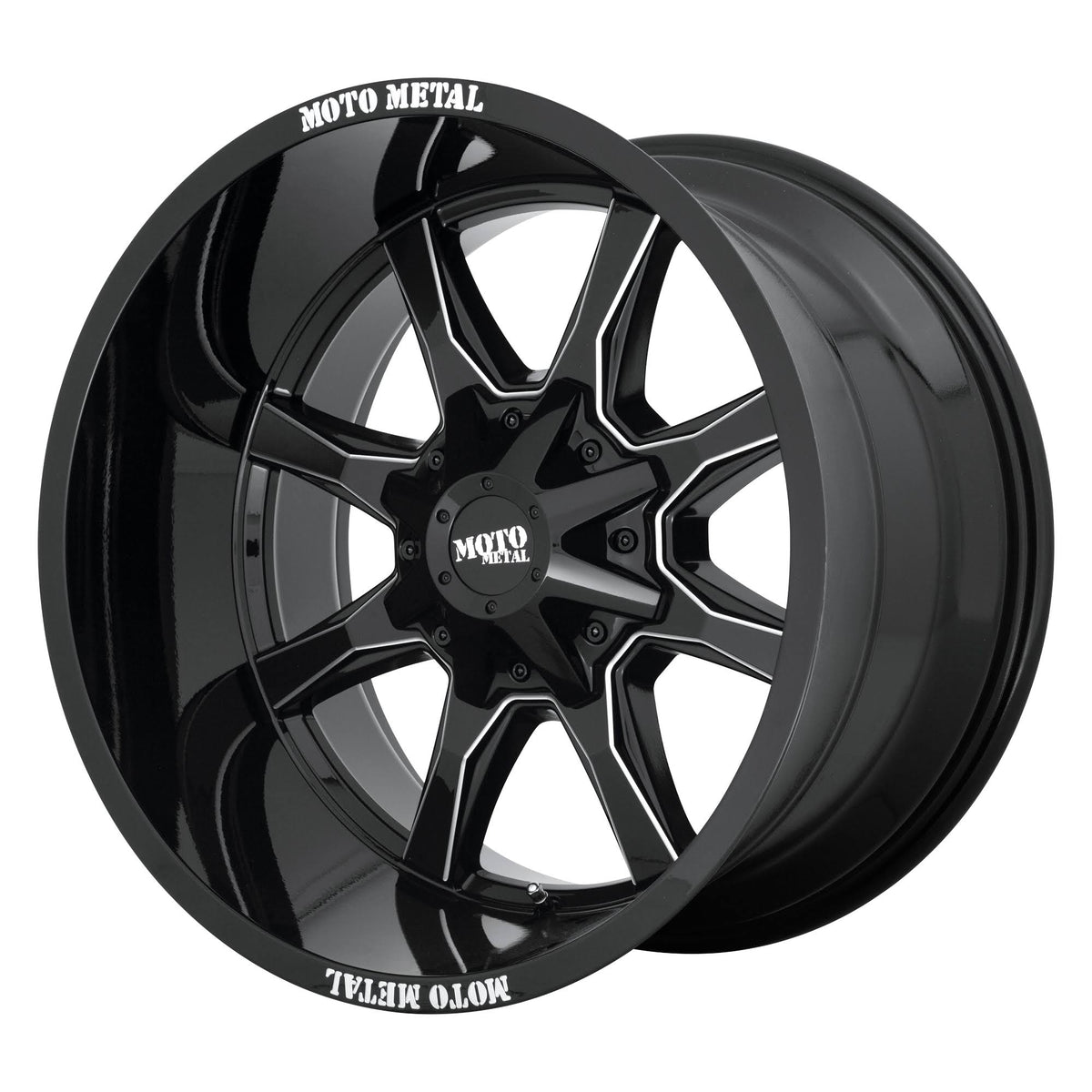 Gloss Black Milled 17x9 Wheel M305157