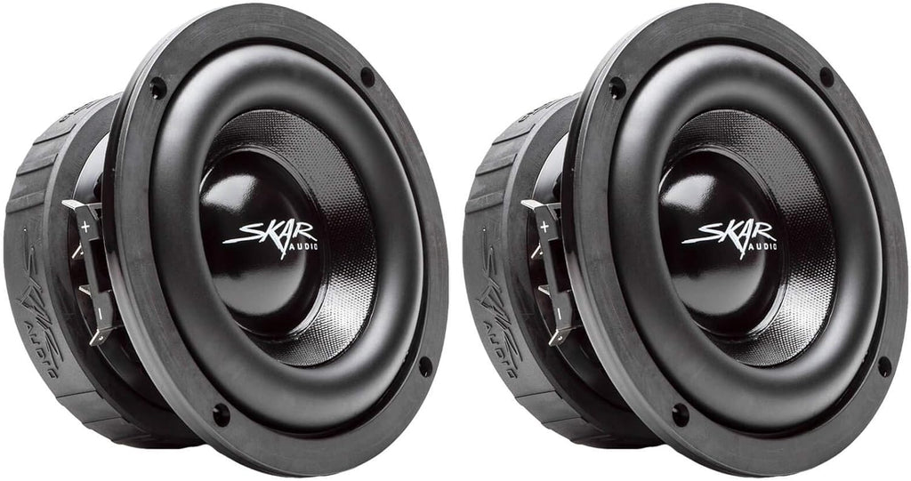 6.5" 400 Watt Dual 2 Ohm Car Subwoofers, Pair of 2 I685