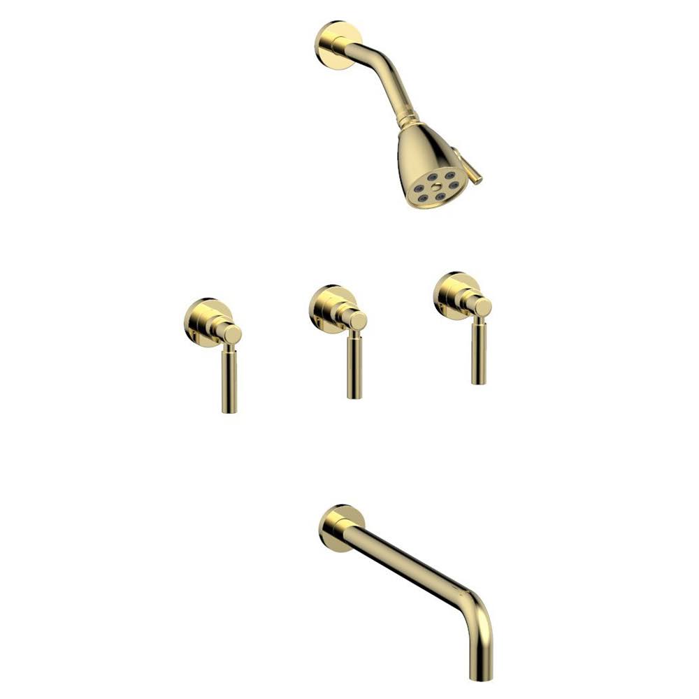 Thermostatic Tub and Shower Set in Satin White Y59984