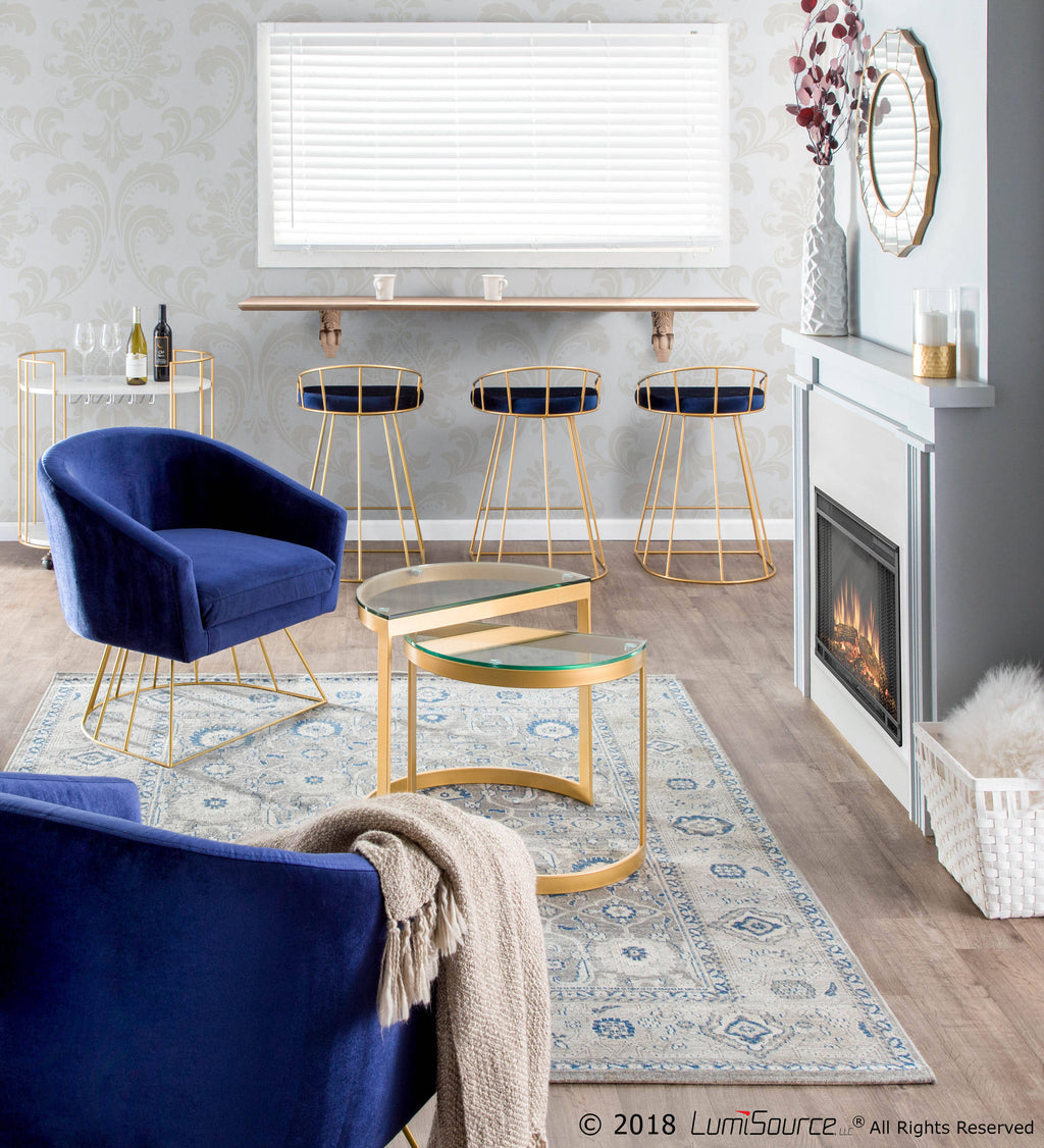 Royal Blue Tub Chair G62935