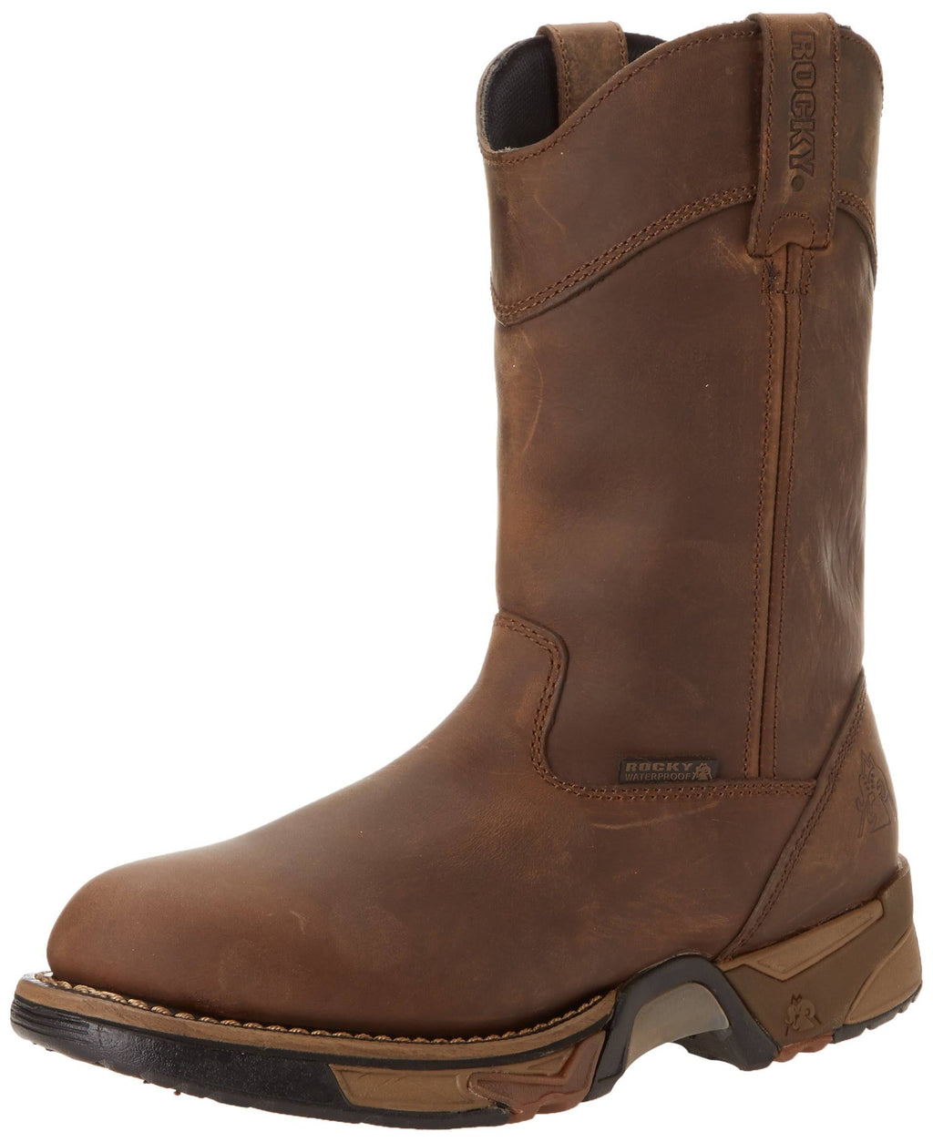 Brown Waterproof Wellington Boots J42242