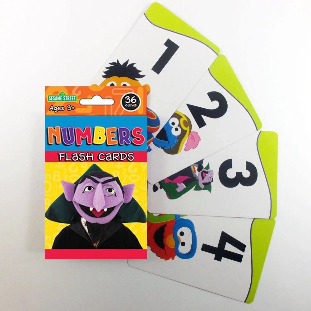 Sesame Street Flash Cards Beginning Words Numbers Colors Shapes Alphabet ABC Y65345