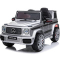 Silver 12V Ride on Car Y6091