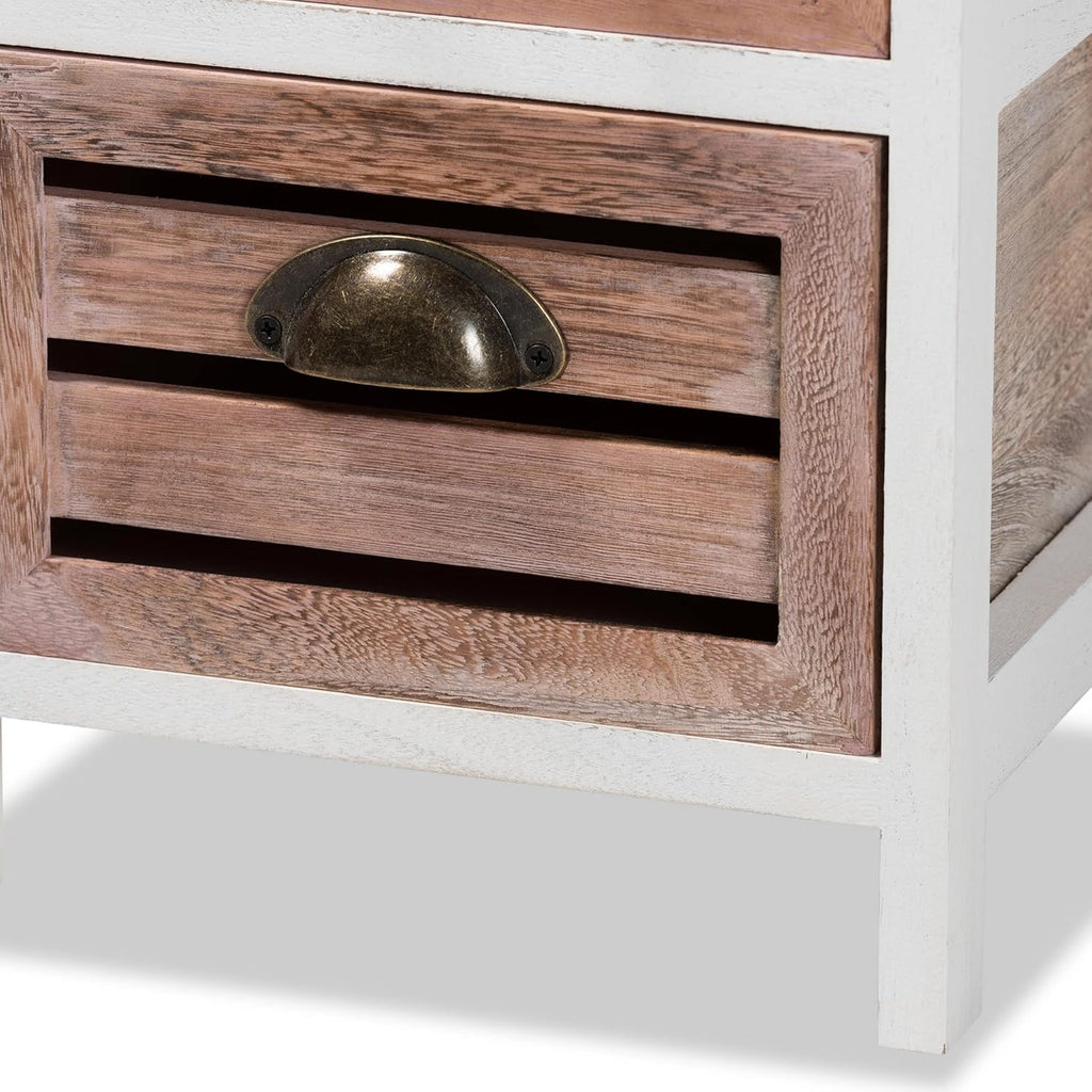 White/Oak Brown Shelving and Cabinets K282838