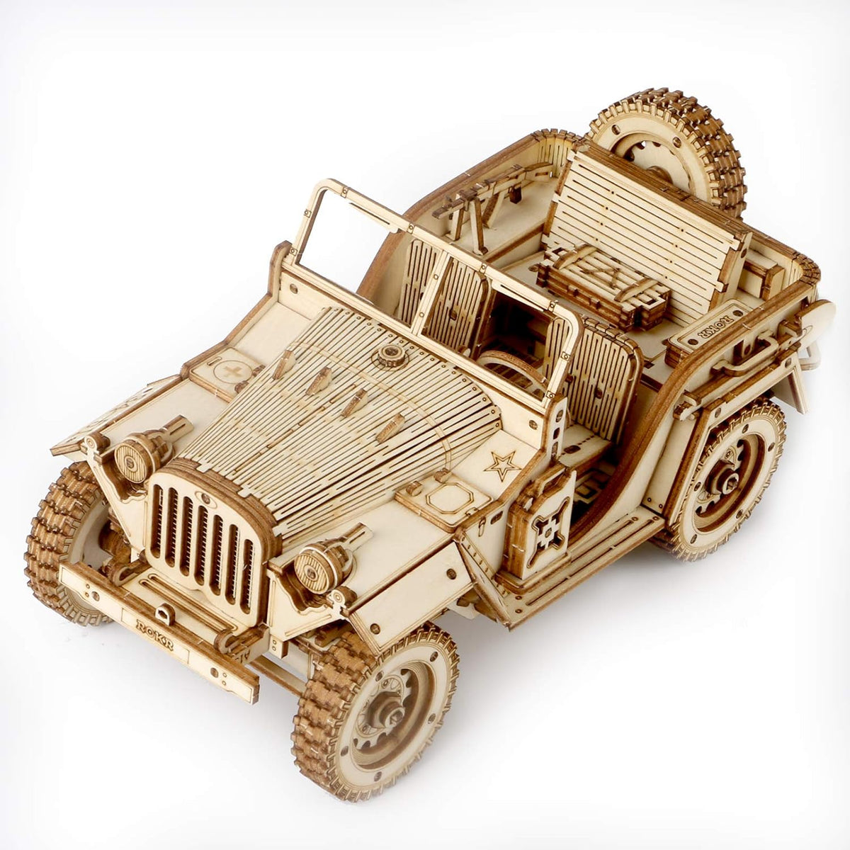 3D Wooden Puzzle Model Car Kit 1:16 Scale Pack of 2 I8216