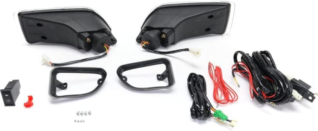 Pair Halogen Fog Light Assembly with Clear Lens J246196