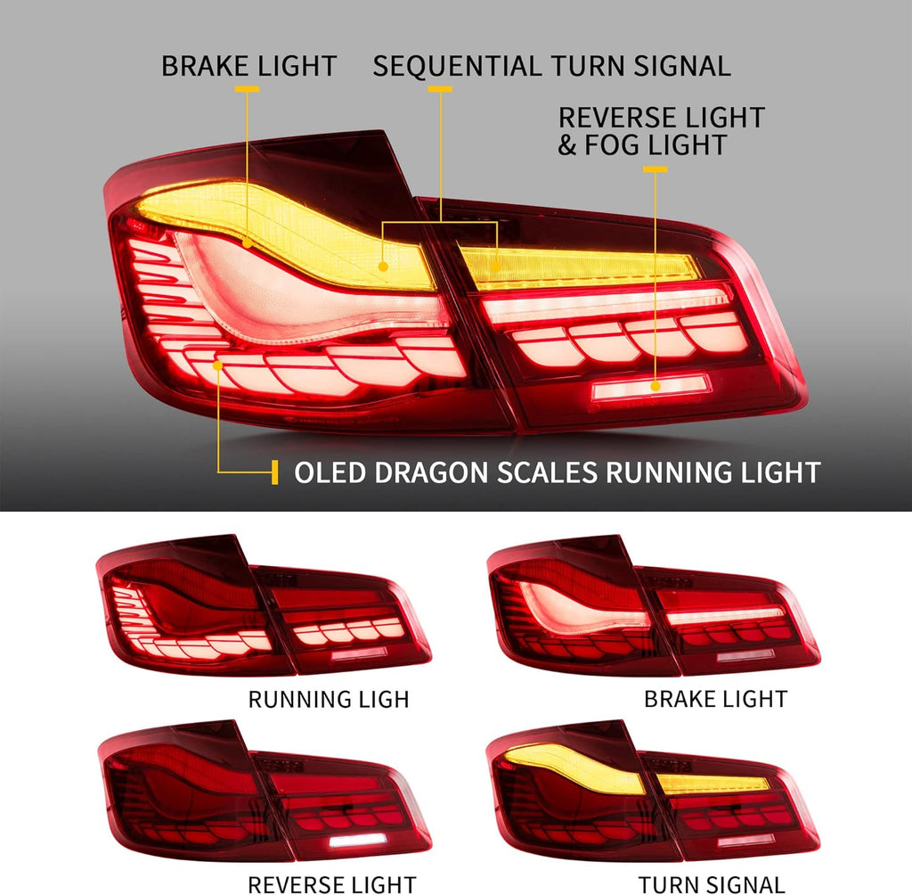 OLED Tail Lights with Sequential Turn Signal E604503