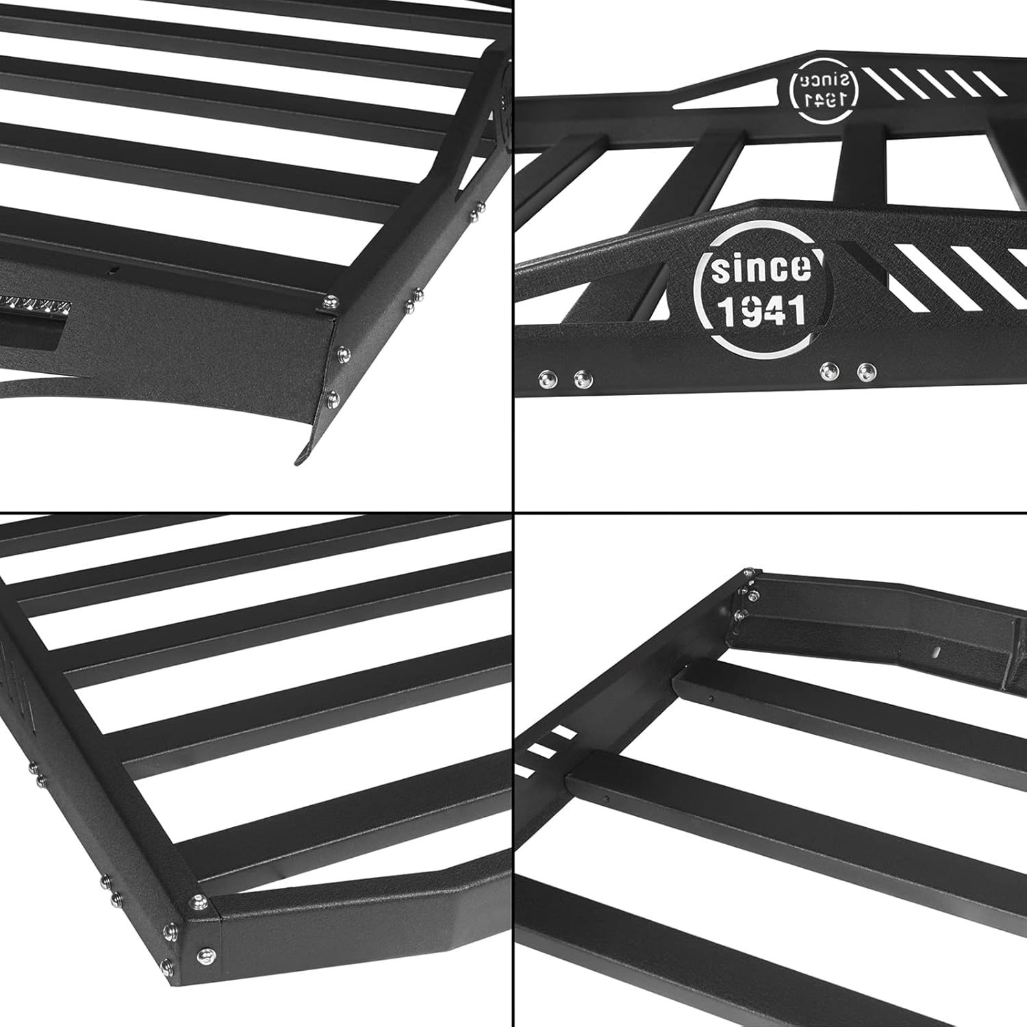 Hard Basket Roof Rack Carrier with Wind Deflector N90290