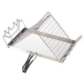 Stainless Steel Folding Camp Stove Toaster Rack Y109968