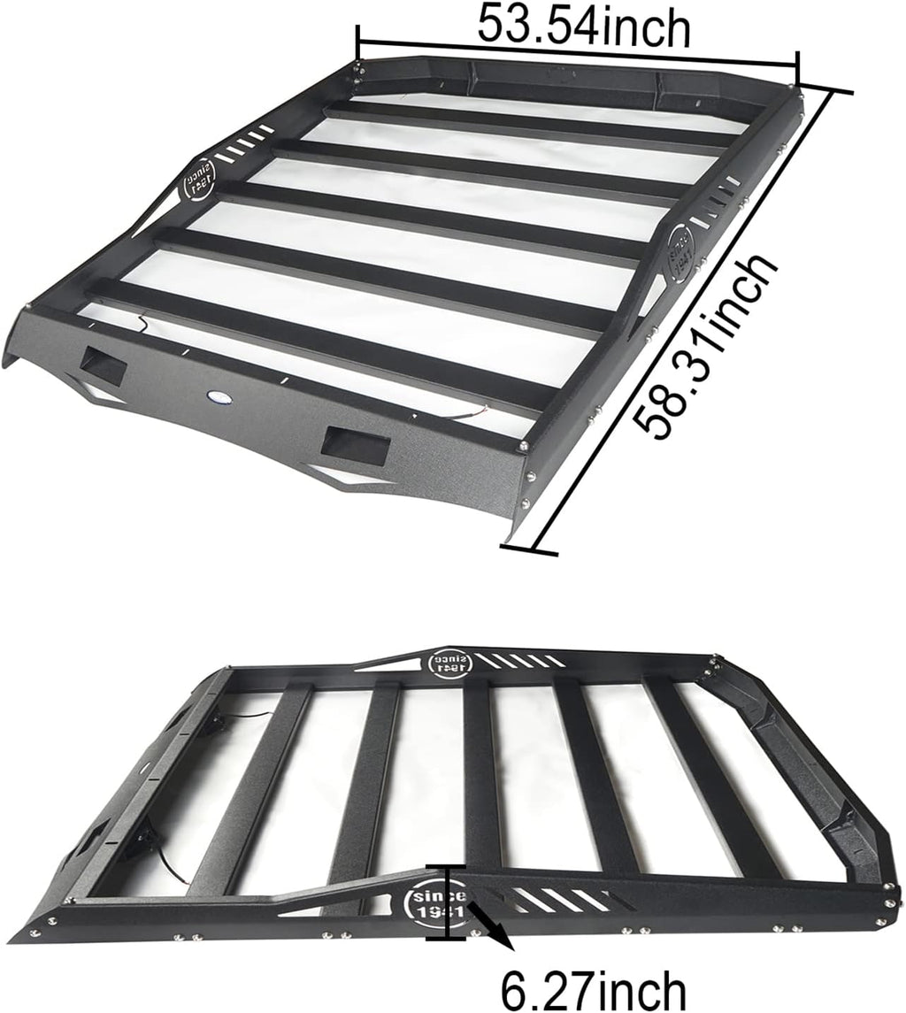 Hard Basket Roof Rack Carrier with Wind Deflector N90290