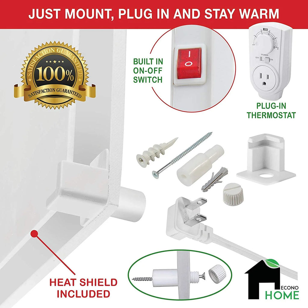 400W Convection Wall Mount Space Heater L137