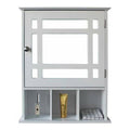 White Wall Mounted Bathroom Cabinet I843979