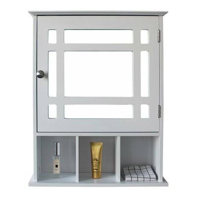 White Wall Mounted Bathroom Cabinet I843979