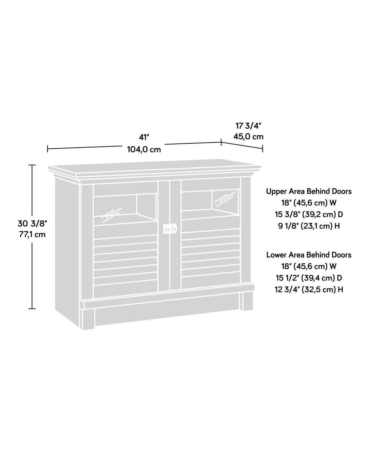 Curado Cherry Accent Cabinet T690852