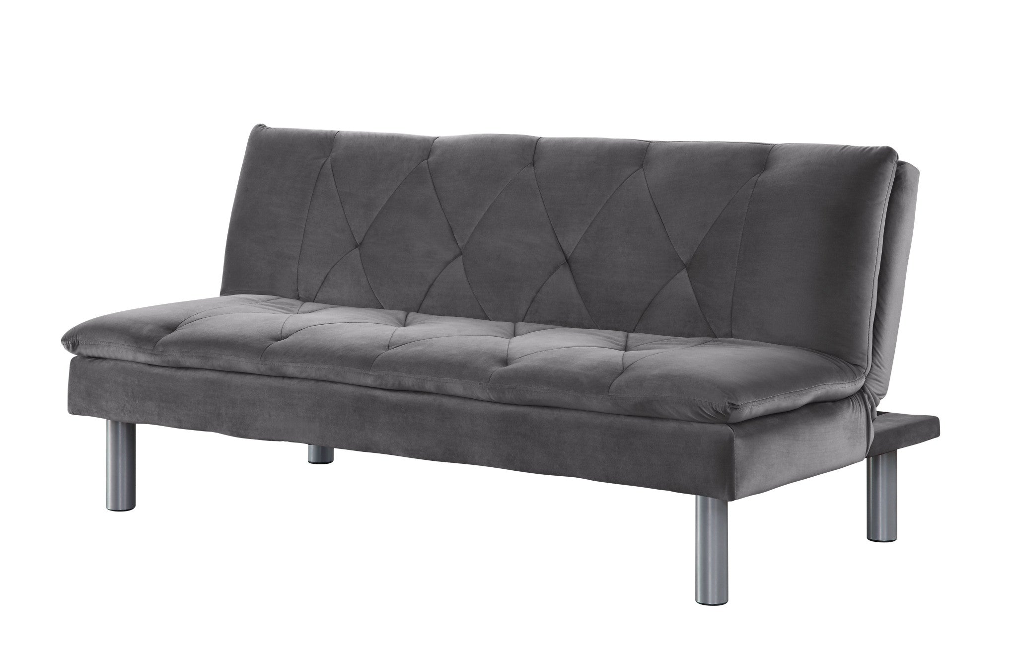 Grey Velvet Sleeper Sofa K13368