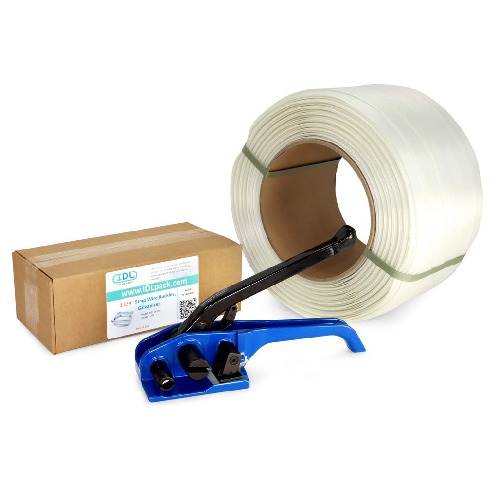 Composite Cord Strapping Kit, 1 1/4" x 820', 3300 lbs Break Strength O62731