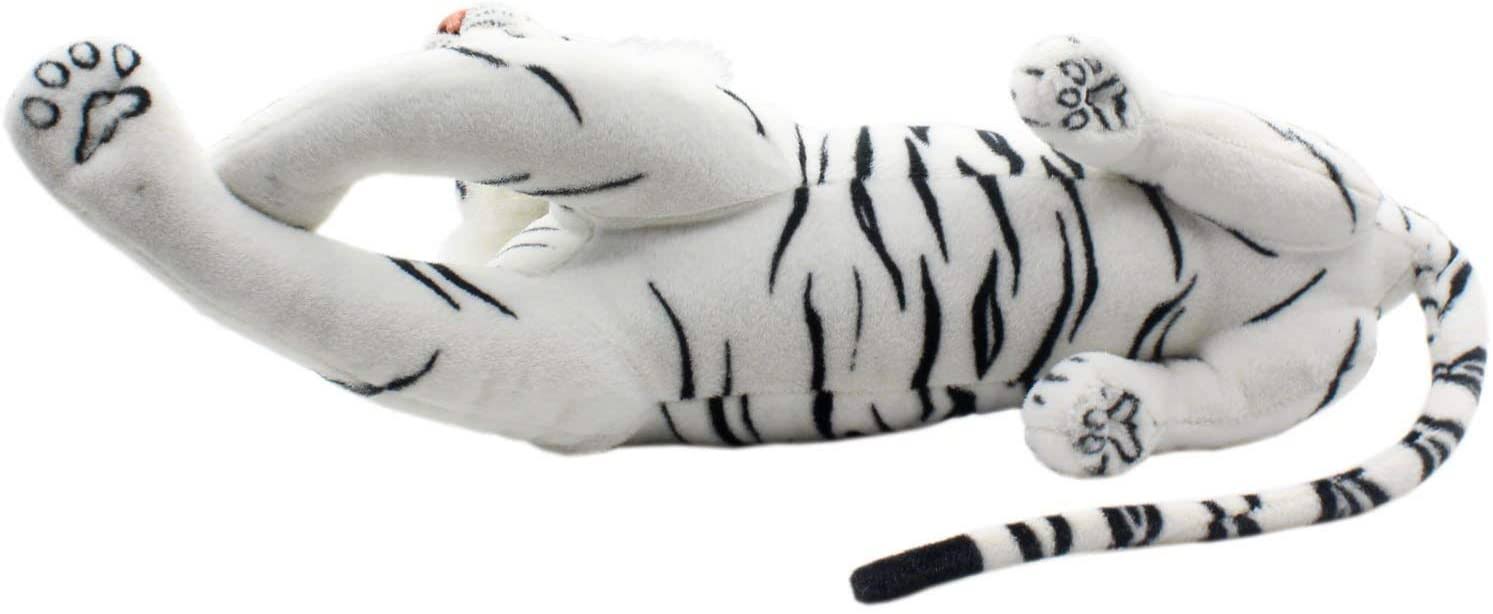 White 18 inch Giant Plush Tiger D656