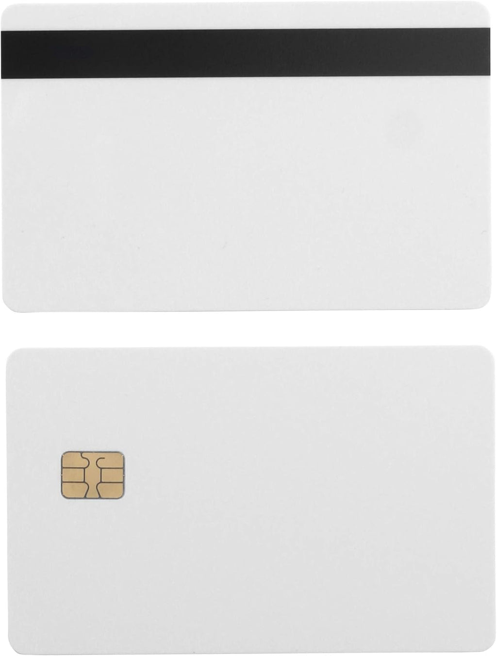 100 Pack HiCo 2 Track Mag Stripe Chip Cards C1259