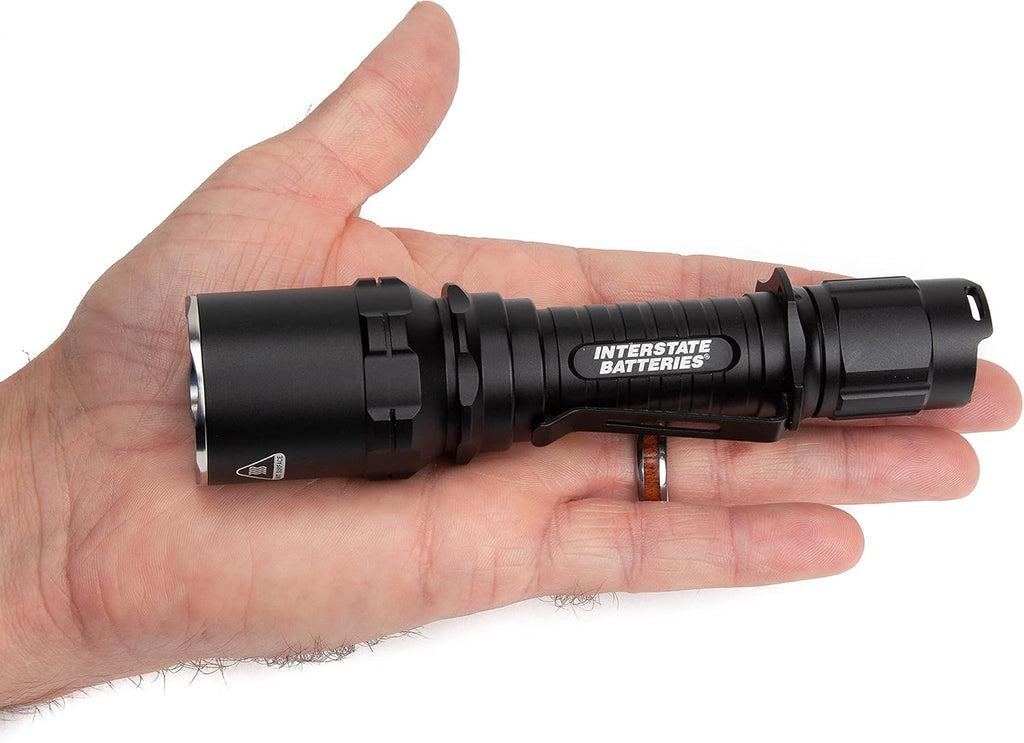 Rechargeable Flashlight with Pocket Clip and USB Charger I818