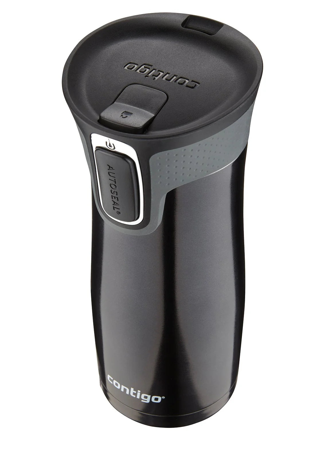 Black Stainless Steel Travel Mug, 16 oz K674406