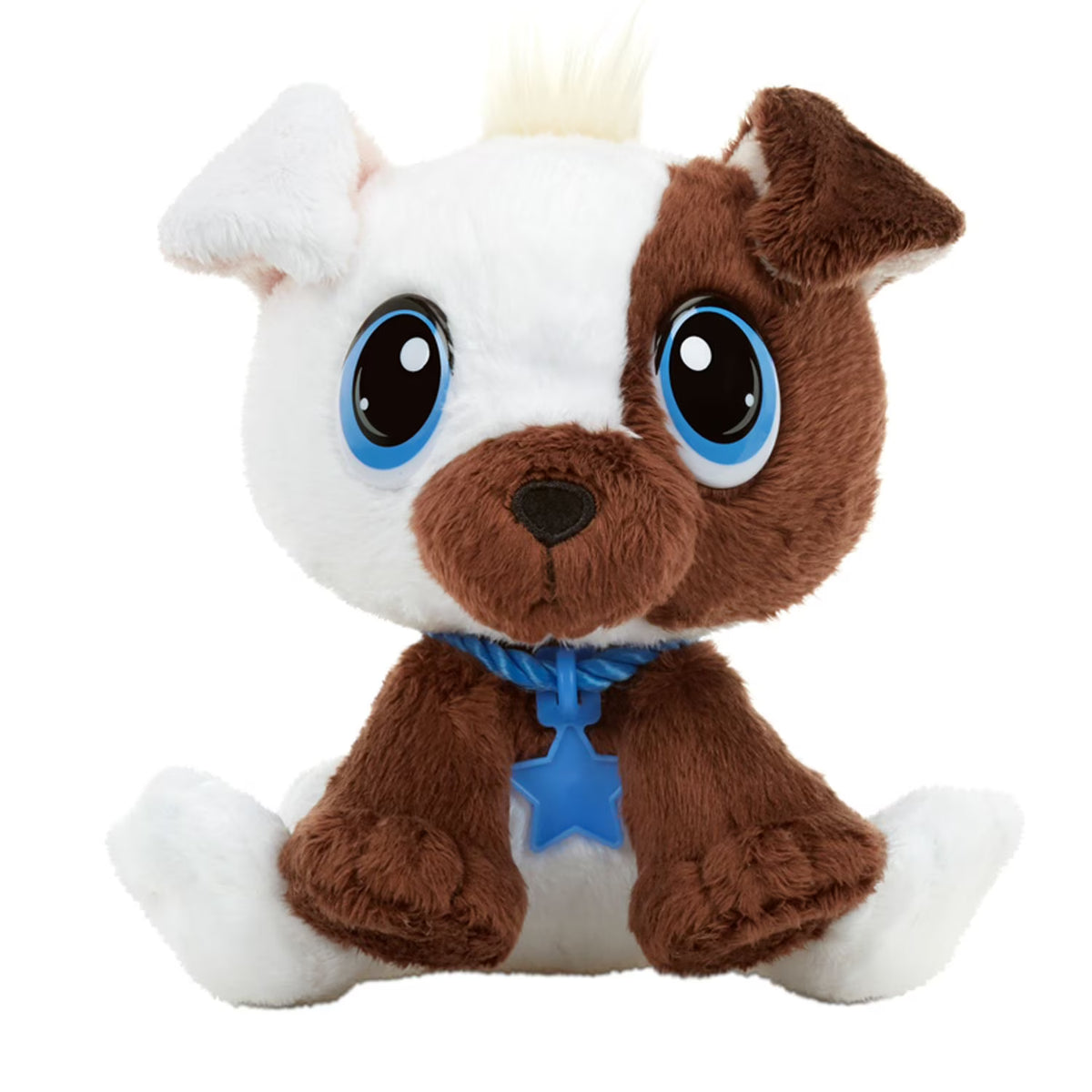 Boxer Mix Soft Plush Pet Toy with Collar, Tag, Doghouse, Stickers, Activities Ages 3+ Y6807