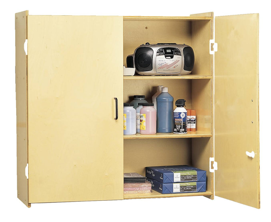 Locking Wall-Storage Cabinet, 3 Shelves I414