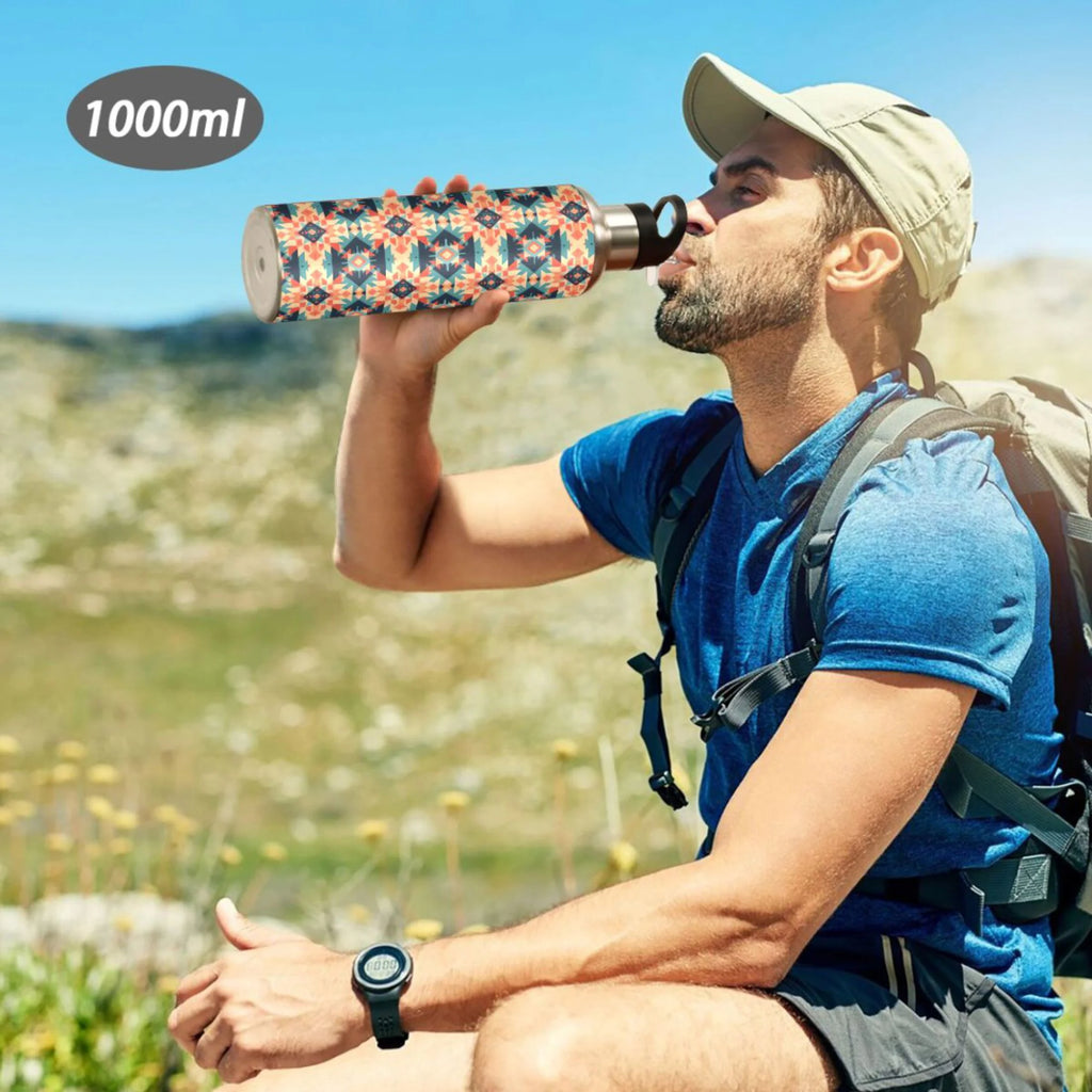 20 oz Insulated Stainless Steel Water Bottle with Straw Lid R416826