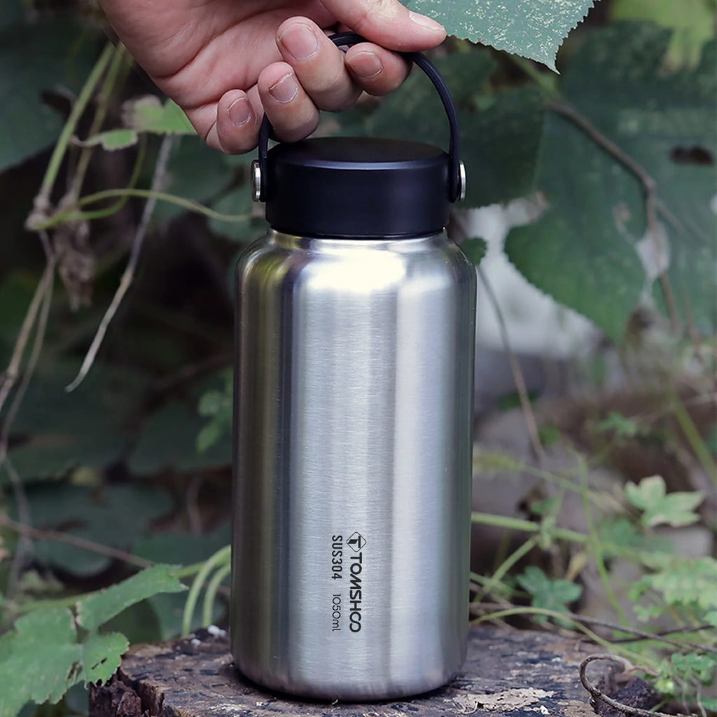 1050ml Stainless Steel Sports Bottle with 750ml Cup U680