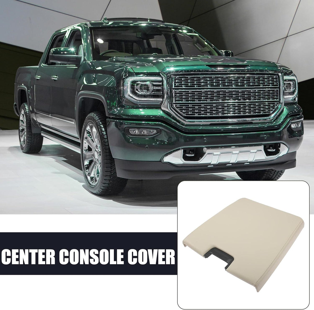 Beige Car Center Console Cover Pack of 2 X240