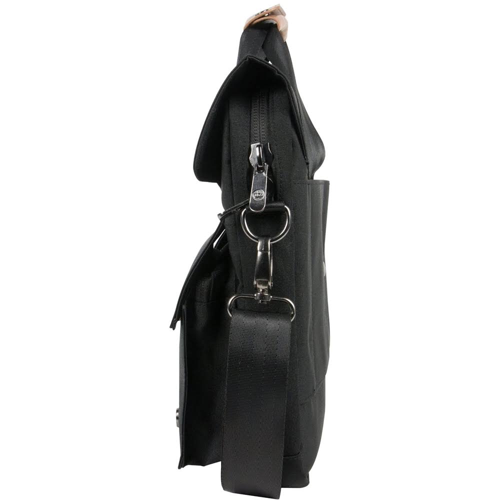 Notebook carrying shoulder bag - black Z752
