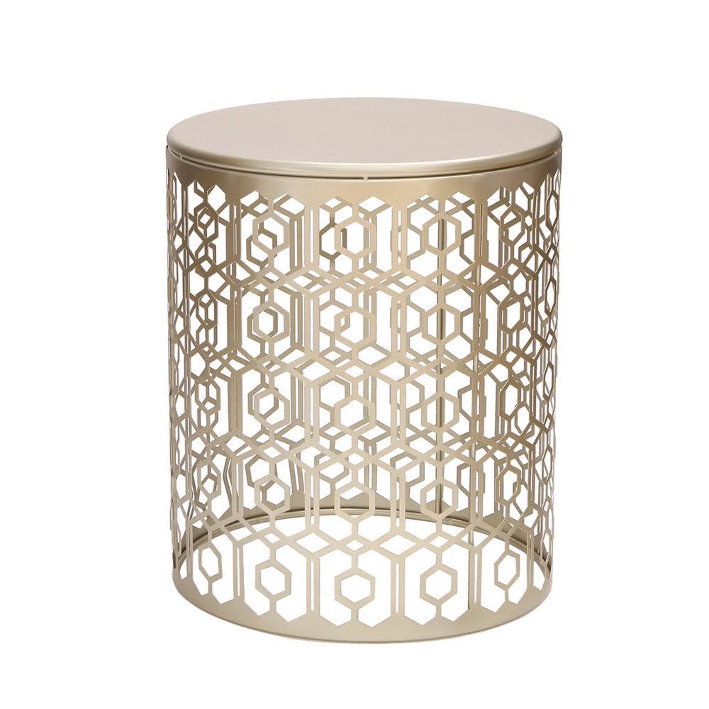 Gold Nesting Side Table Set of 2 D9504