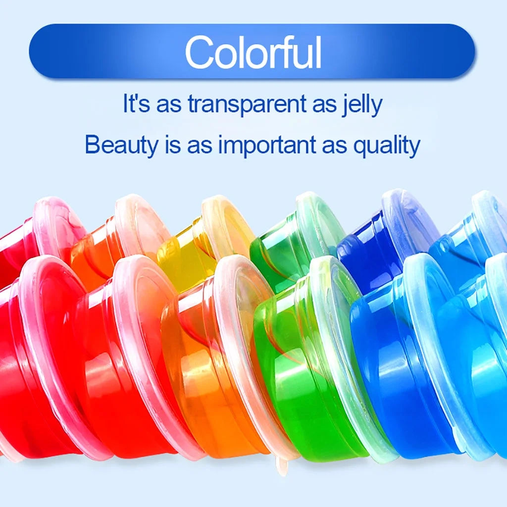 Crystal Mud Toys 12 Pcs Multicolor A68251