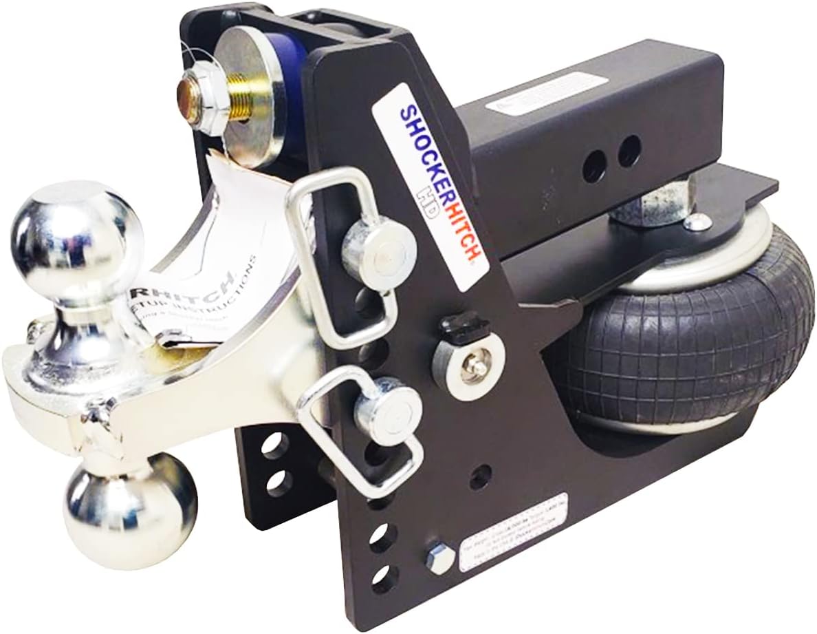 Black Air Hitch with Combo Ball, Fits 3" Hitch F4433